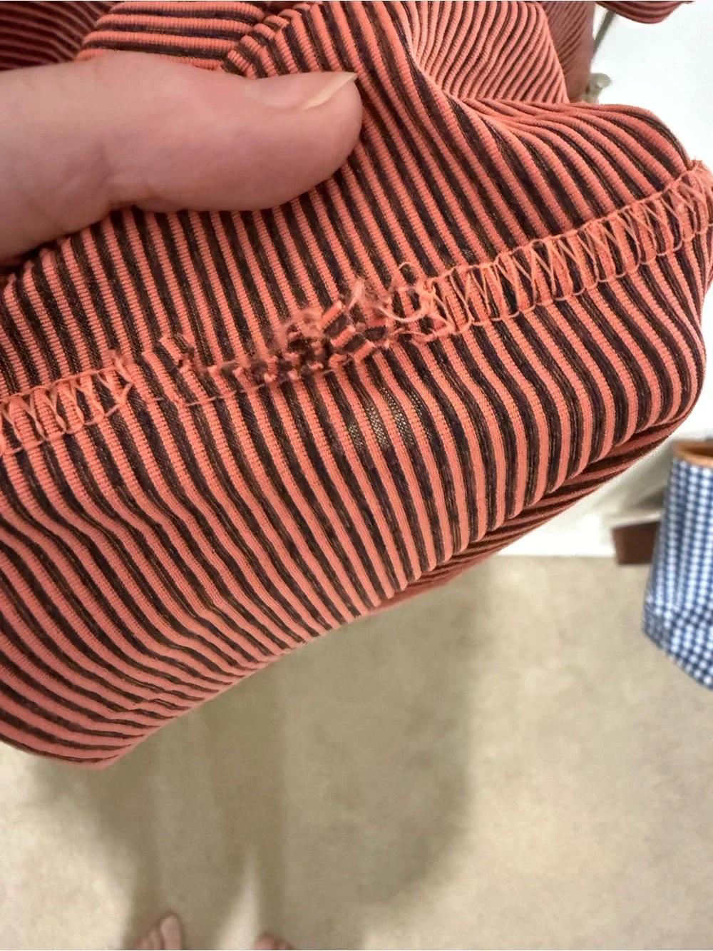 Adidas Men’s Coral Stripe Polo Shirt with Pinehurst US Open Logo